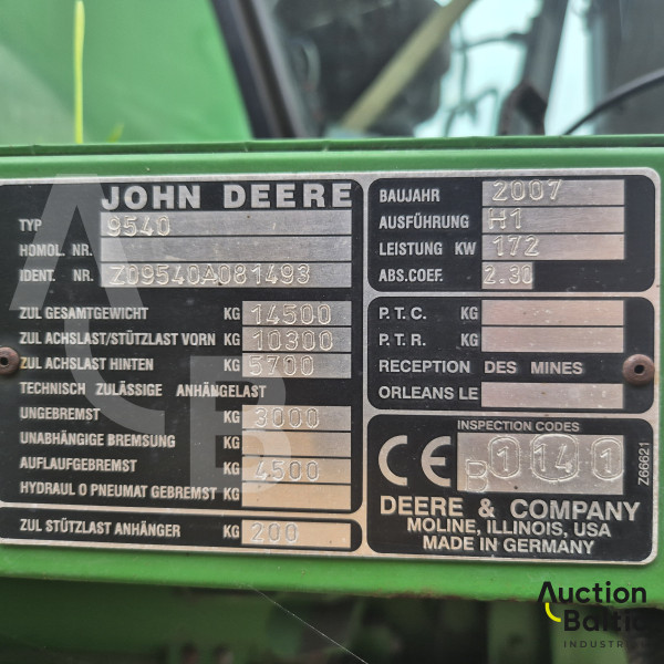 John Deere 9540