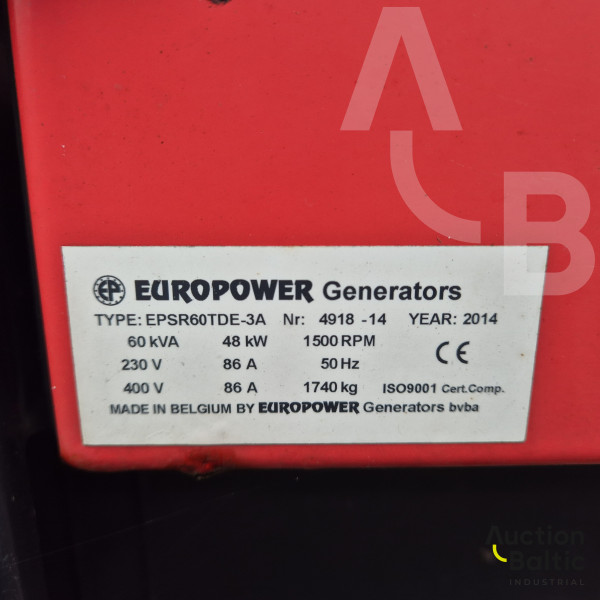 Europower EPSR60TDE-3A