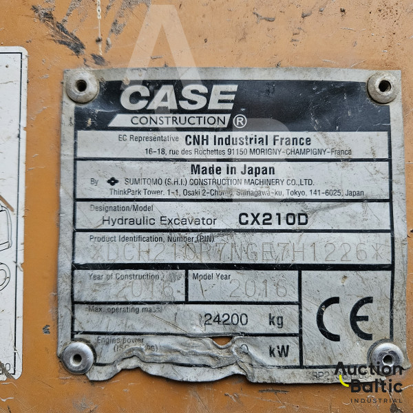 CASE CX 210 D