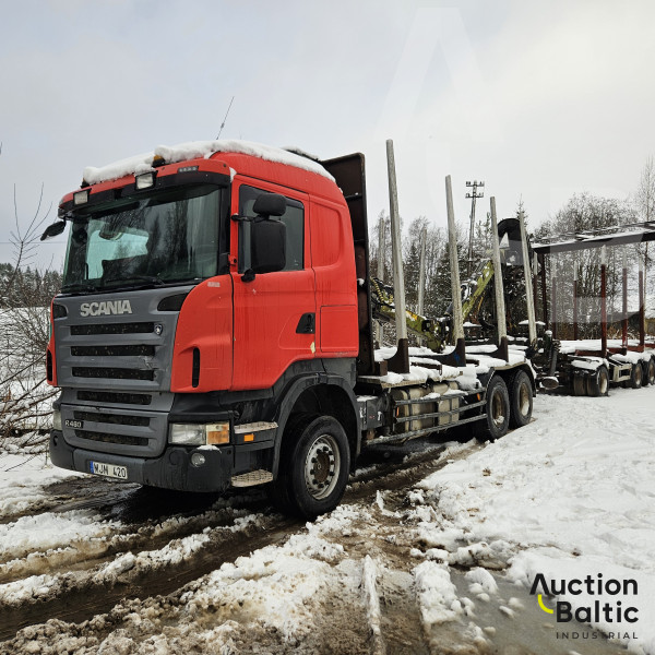 Scania R 480 + Achleitner 3ANR27 + Loglift