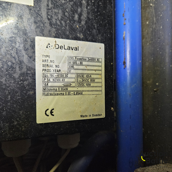 Delaval milking equipment set