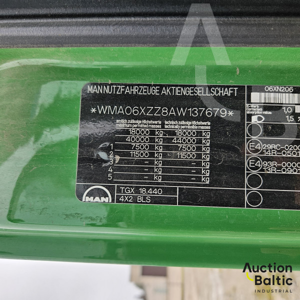 MAN TGX18.440 4X2 BLS