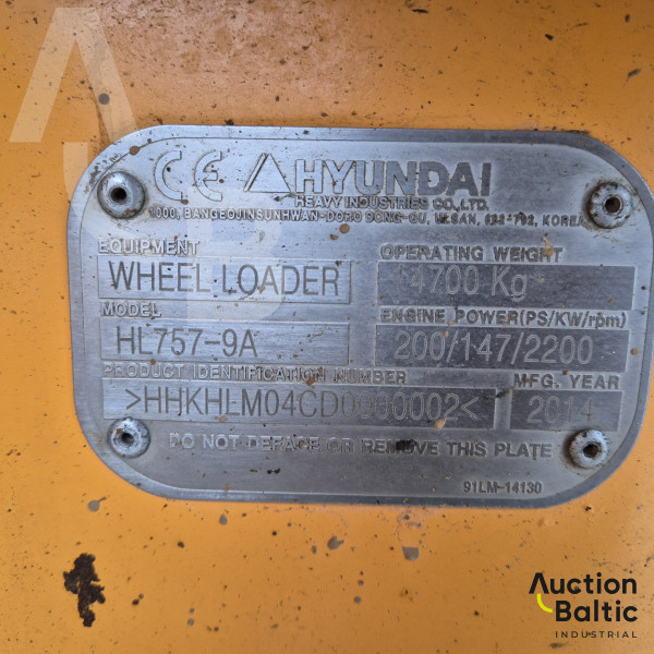 Hyundai HL 757-9 A