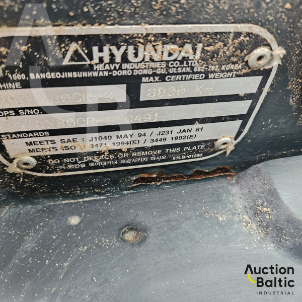 Hyundai Robex 80 CR-9