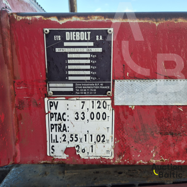 Volvo FH16 + Diebolt S3342U + Palfinger S300L98