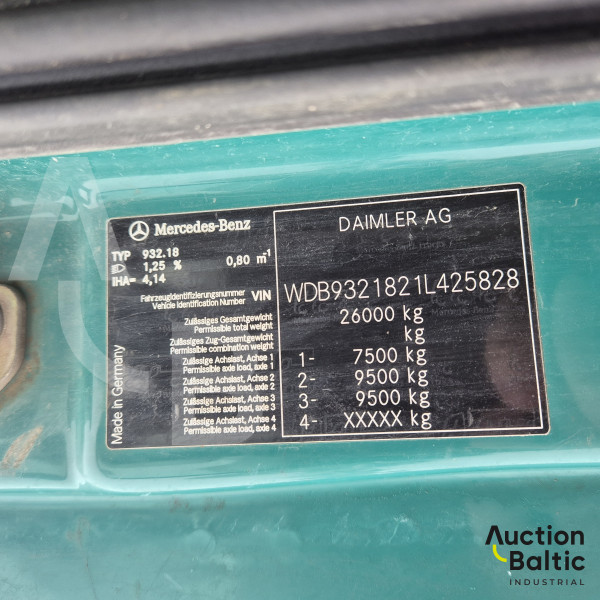 Mercedes-Benz Actros 3348 AK 6X6