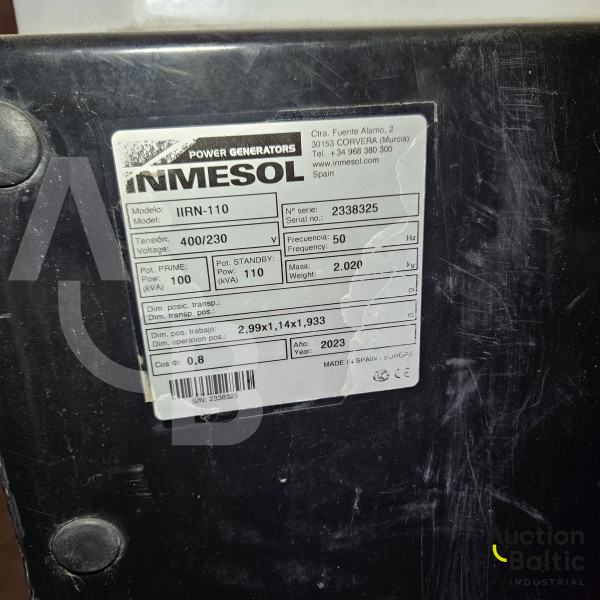 Inmesol IIRN-110 Rental range