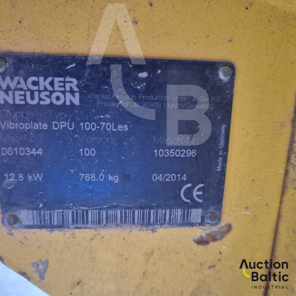 Wacker Neuson DPU100-70LES