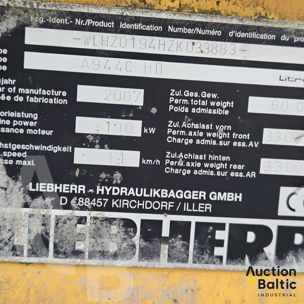 Liebherr A 944 C HD Litronic