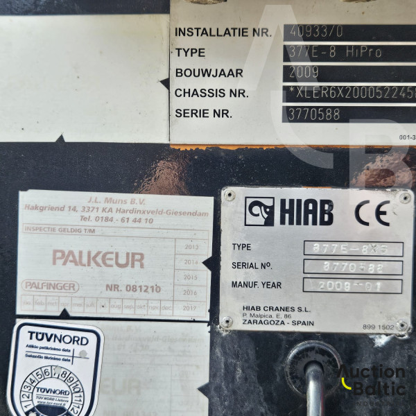 Scania R400 + Broshuis 31N5-EU+Hiab 377 E-8 Hipro