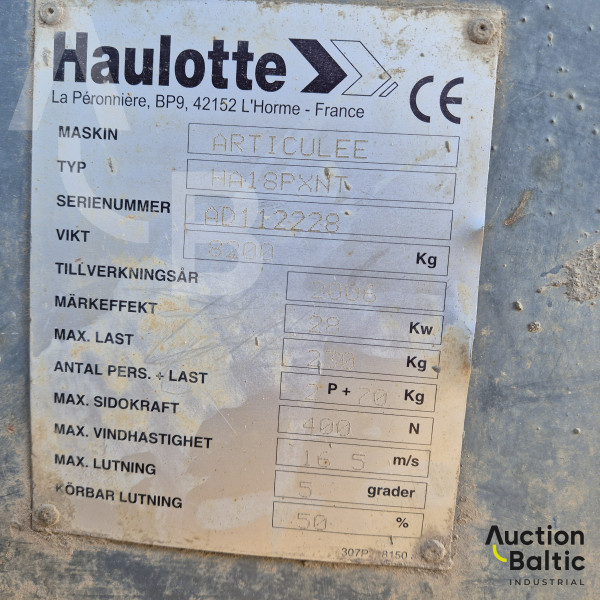 Haulotte HA 18 PX NT