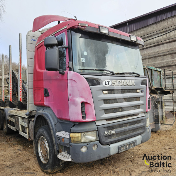 Scania R 480 +  Matec V31-66 + crane