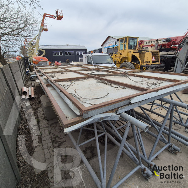 Advertising billboard structure