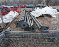 Lighting pole supports