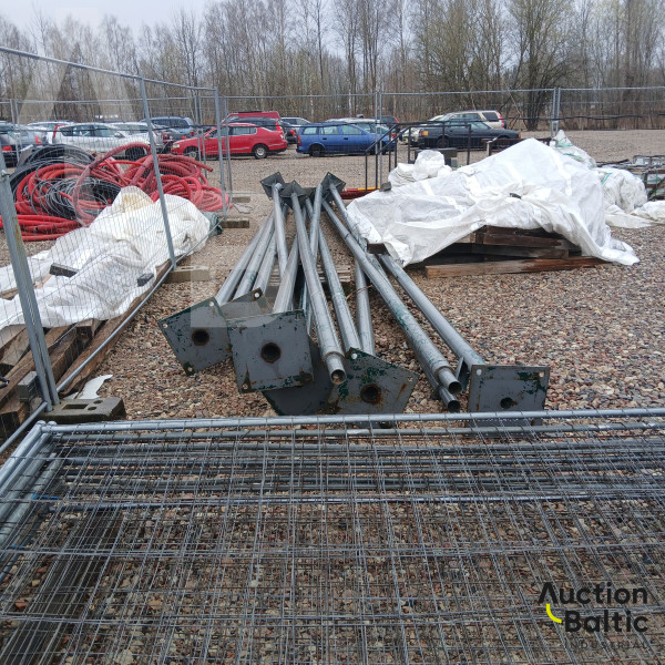 Lighting pole supports