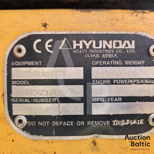 Hyundai Robex 210 LC-7