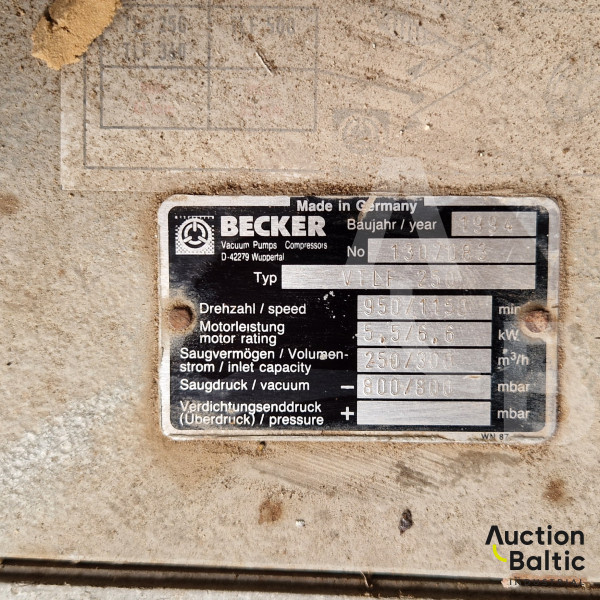 Becker VTLF 250