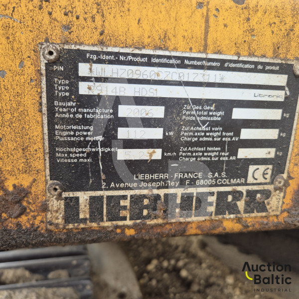 Liebherr R 914 B HD S L Litronic