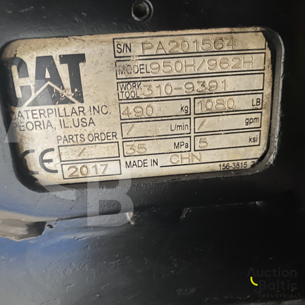 Caterpillar 950H/962H quick coupler