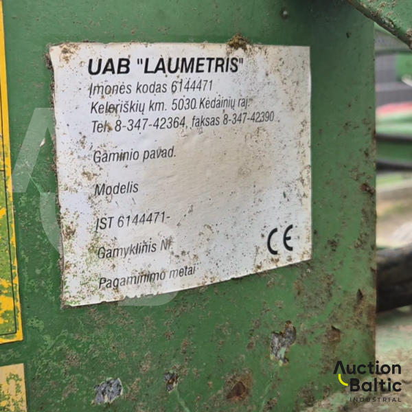 Laumetris field cultivator