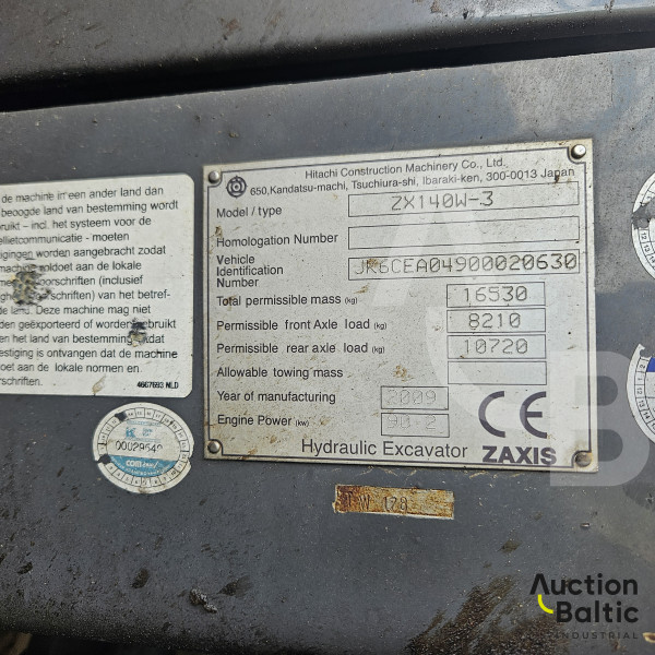 Hitachi ZX 140 W-3