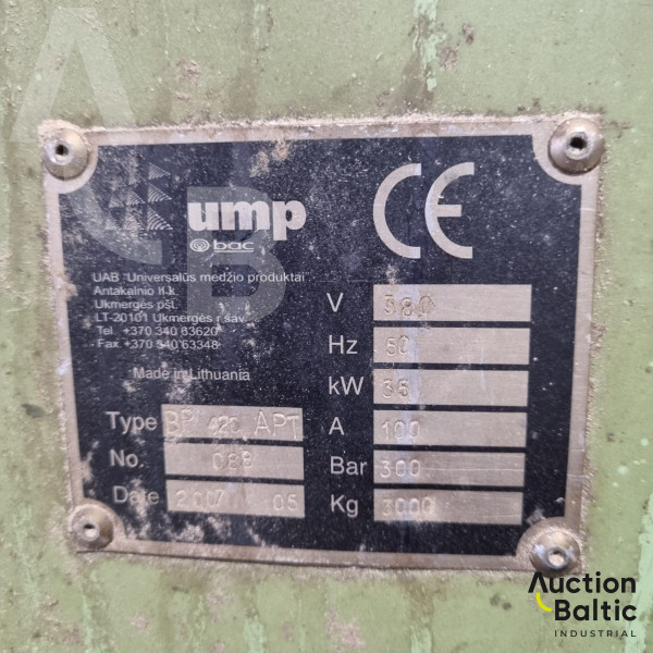 3 units UMP BP 420 APT