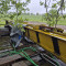 Supporting crane