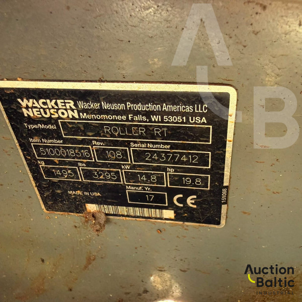 Wacker Neuson Roller RT