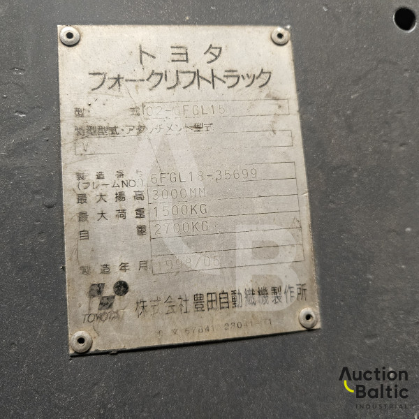Toyota 02-6FGL15