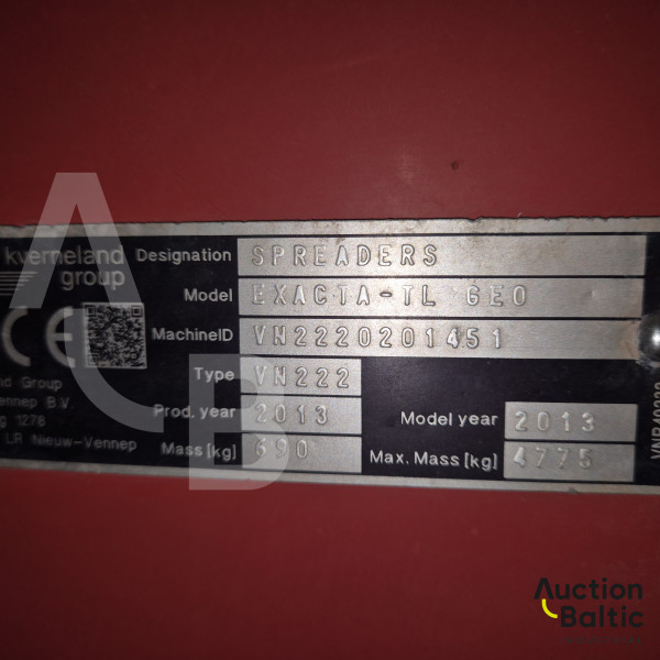 Kverneland 	Exacta-TL Geo