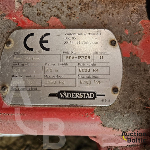 Väderstad Rapid RDA600S